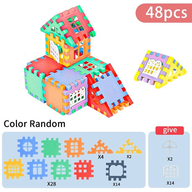 Children's House-Building Construction Set