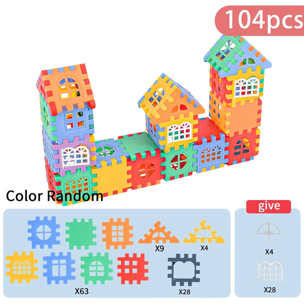 Children's House-Building Construction Set